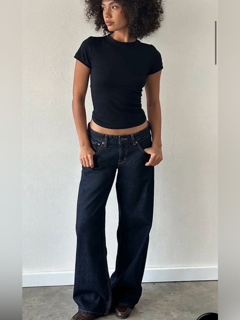 Motel Rocks low rise parallel jeans size 26